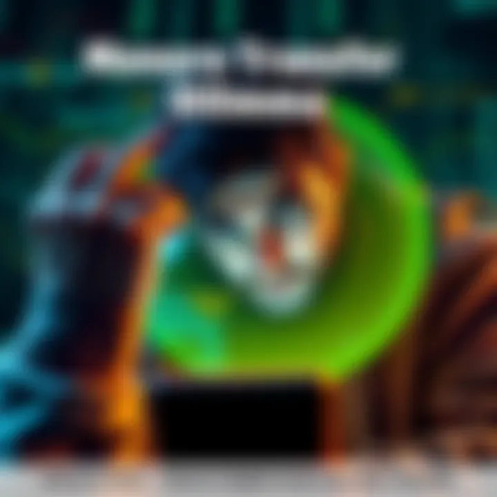 A frustrated user looking at a digital wallet interface, symbolizing the struggles of transferring Monero cryptocurrency and awaiting confirmations.