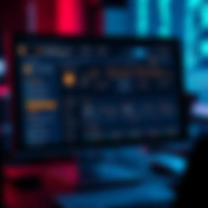 A computer screen displaying a dashboard that shows multiple wallet addresses and real-time alerts for activities.