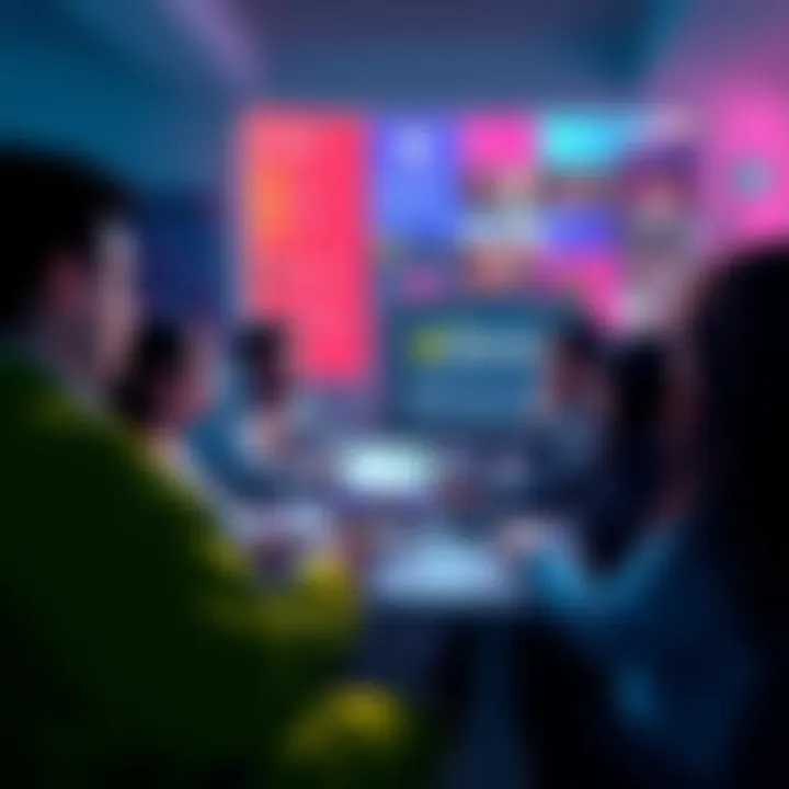 A group of people discussing cryptocurrency in a lively online forum setting