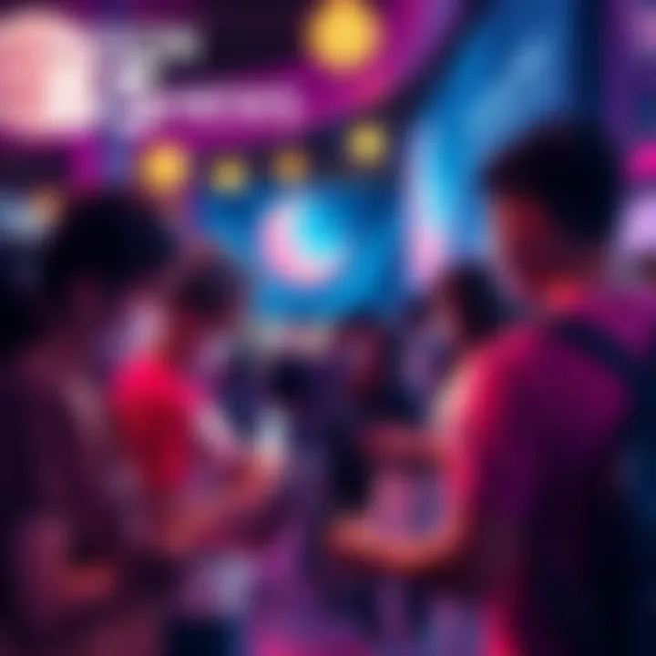 Participants engaging in governance polls during Moon Week 65, showing wallets and community interaction