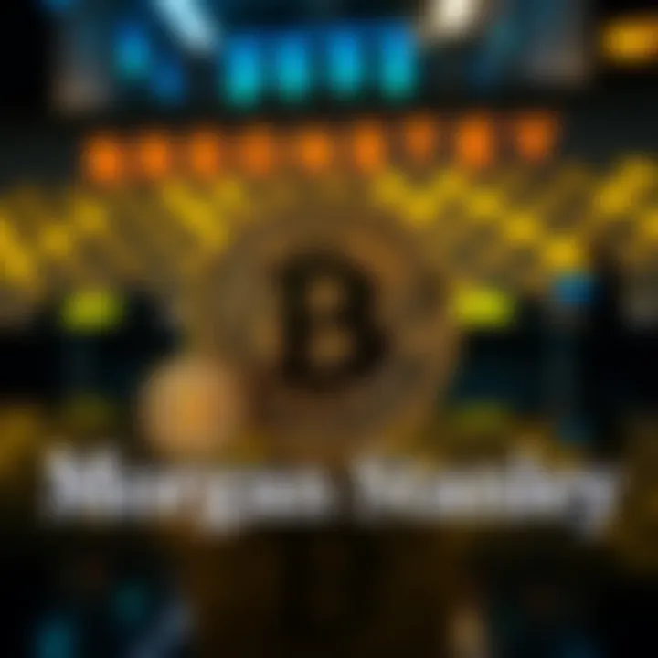 Morgan Stanley logo with Bitcoin and Solana symbols, representing new ETF filing