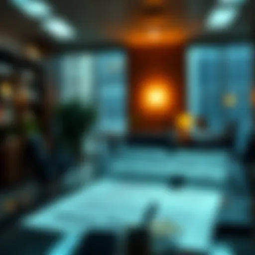 Morgan Stanley's office with a document showing Ethereum Trust registration details, symbolizing institutional interest in cryptocurrency.