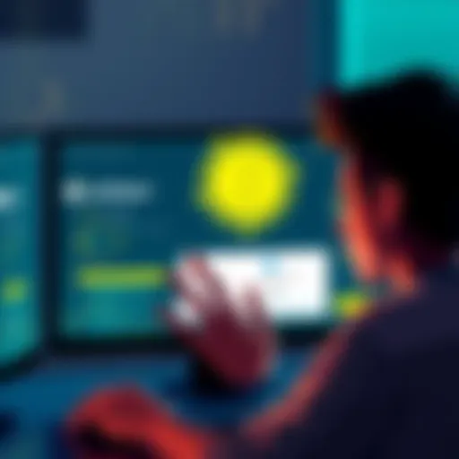 A person frustrated while trying to transfer USDC on a computer screen showing Coinbase and Solana interface