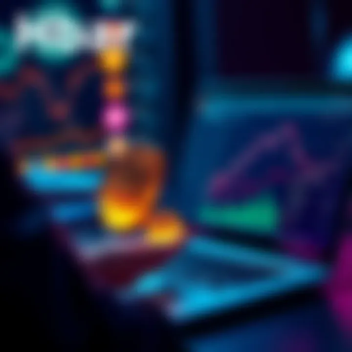 A person is transferring Hbar to a valid node to resume staking rewards, showing a digital wallet screen on a laptop.