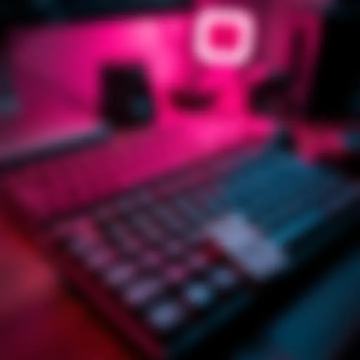 A close-up view of worn MS Wave Keyboards on a desk, showing signs of use and high prices on a tag beside them.