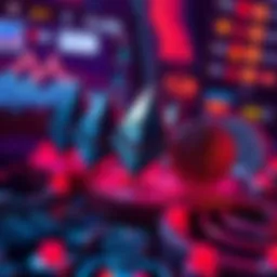 A visual representation of several Ethereum validators operating together, symbolizing diversification and security in asset management.