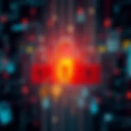 A visual representation of multisignature security showing multiple locks and keys, symbolizing enhanced digital protection.