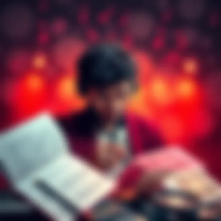 A musician surrounded by song choices and notes, considering the best tracks for an album release