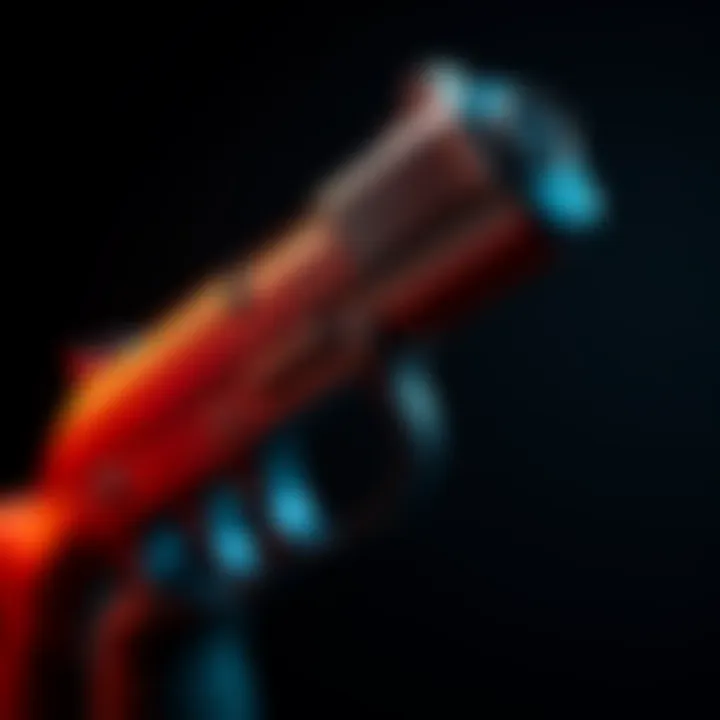 Nagant M1895 Pistol A close-up of the Nagant M1895 pistol showcasing its design and features, highlighting its aesthetic compared to other pistols.