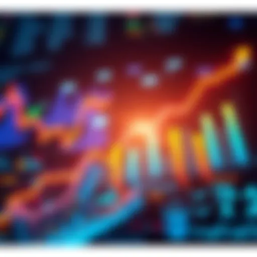 A graphic showing NEAR cryptocurrency outperforming other spot grid bots in trading results with upward trends and graphs.