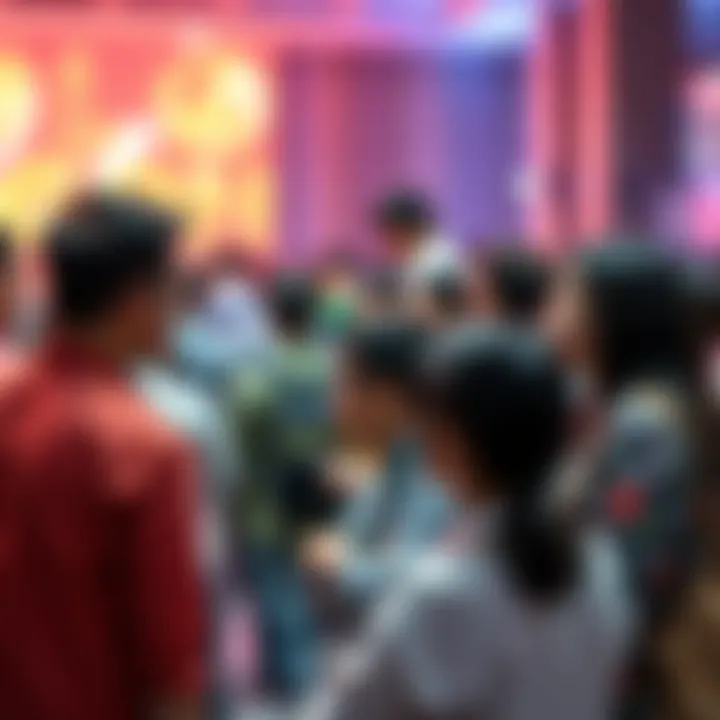 A group of people engaging in discussions at the Near Legion Meetup in Vietnam, showcasing a vibrant exchange of ideas.