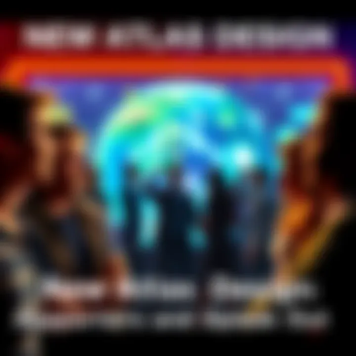 New Atlas Earth Design Discussions People discussing the New Atlas Earth design, showing supporters and critics engaged in conversation.