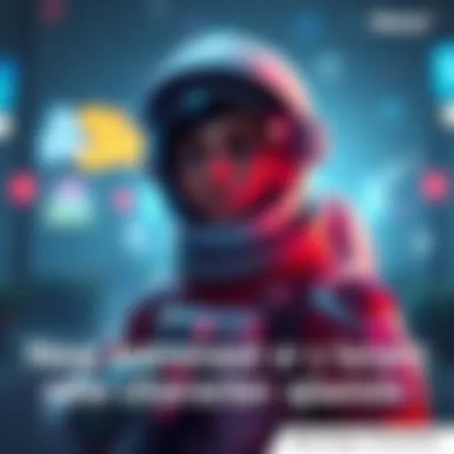 A vibrant new character design for an astronaut in a video game, showcasing enhanced visual details and creative features.