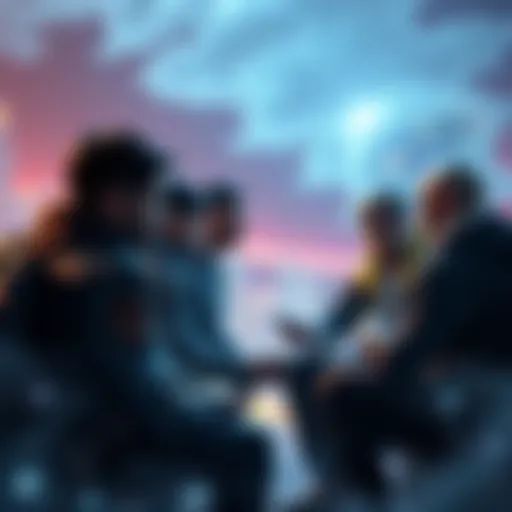 A group of new players sharing tips and strategies for success in Atlas Earth, focusing on land purchases and resource optimization.