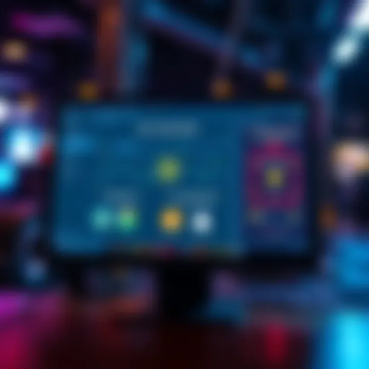 A graphic showing a computer screen displaying a combined tool for rug checking and honeypot detection with digital icons representing safety measures in cryptocurrency.