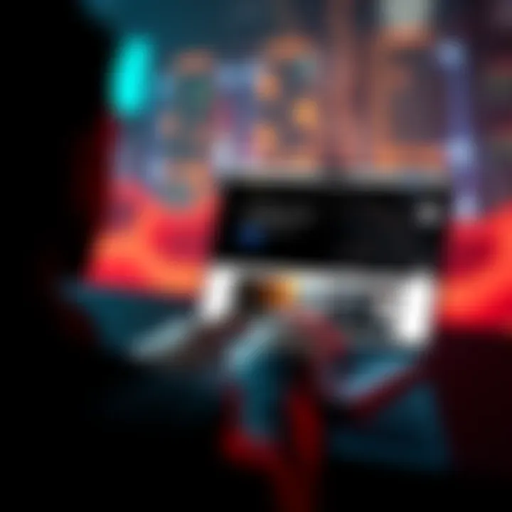 A person looking at the new WISeKey website showcasing cybersecurity and quantum technology features on a laptop screen.