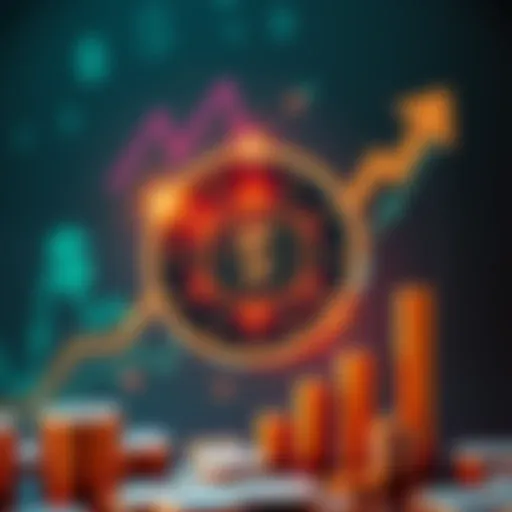 A graphic showing Nigeria as a leader in stablecoin usage, with currency symbols and financial growth arrows in the background.