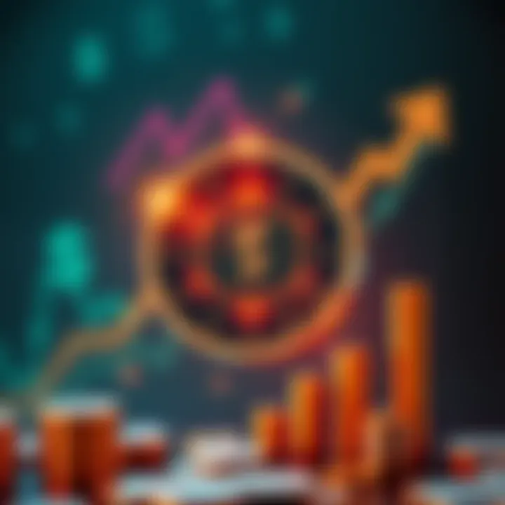 A graphic showing Nigeria as a leader in stablecoin usage, with currency symbols and financial growth arrows in the background.