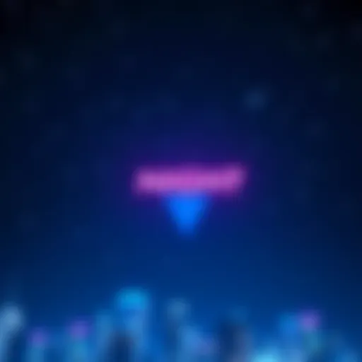 A digital representation of the NIGHT token launching on the Cardano blockchain under a starry sky at midnight.