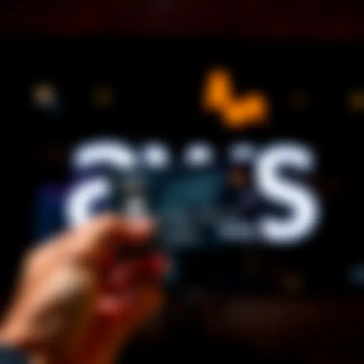 A person holding a non-KYC credit card with AWS logo in the background
