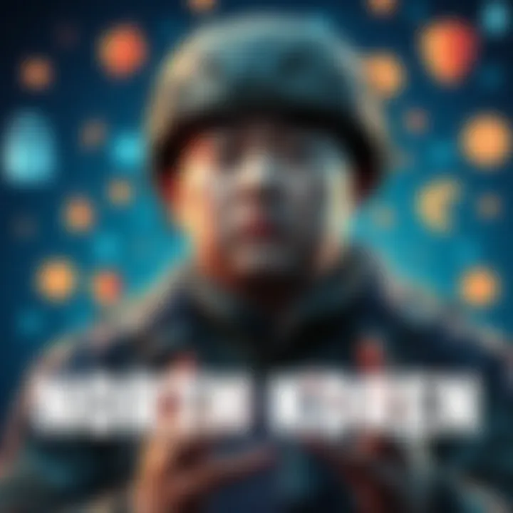 North Korean threat to cryptocurrency A SEAL member discusses North Korea's infiltration into cryptocurrency with a worried expression, surrounded by digital currency symbols and security icons.