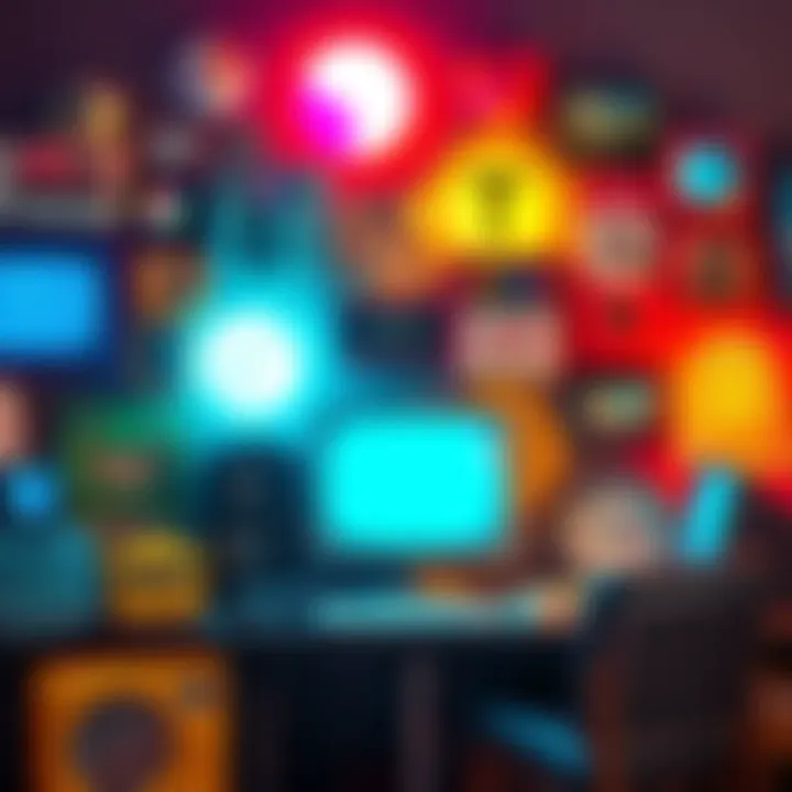 Nostalgic Moments A collage of popular cultural trends from the past, including toys, fashion styles, and vintage technology that evoke nostalgia.