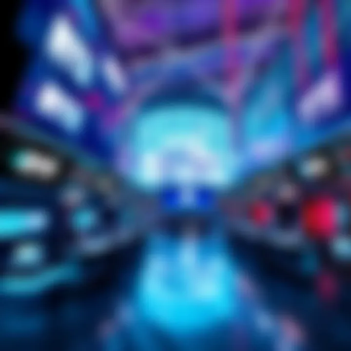New venue for tokenized stocks at NYSE with digital screens and trading booths