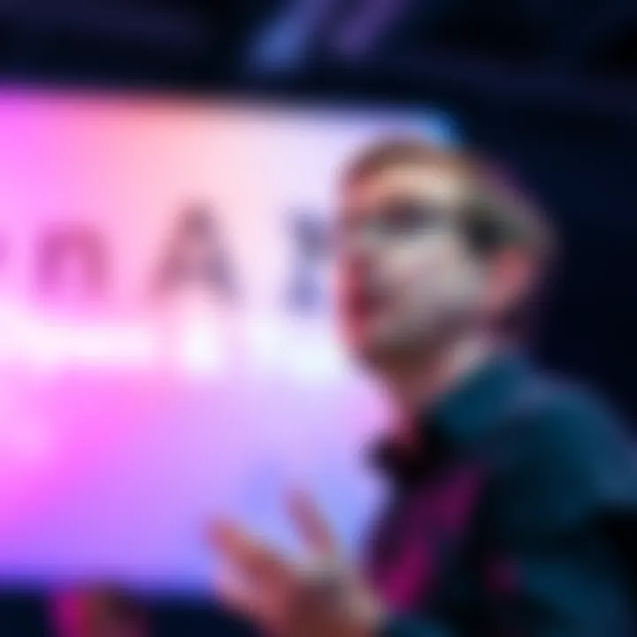 Sam Altman speaks at a conference, expressing concerns over OpenAI's financial challenges and hiring freeze