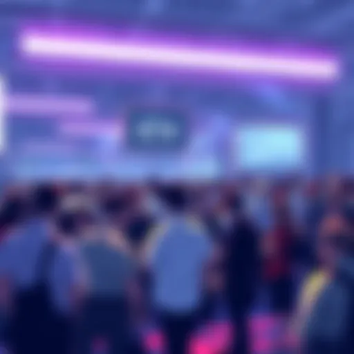 Group of people discussing payments and tokenization strategies at ETHDenver 2026 event