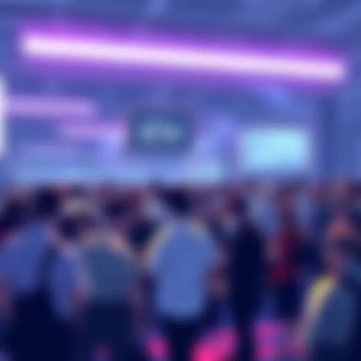 Group of people discussing payments and tokenization strategies at ETHDenver 2026 event