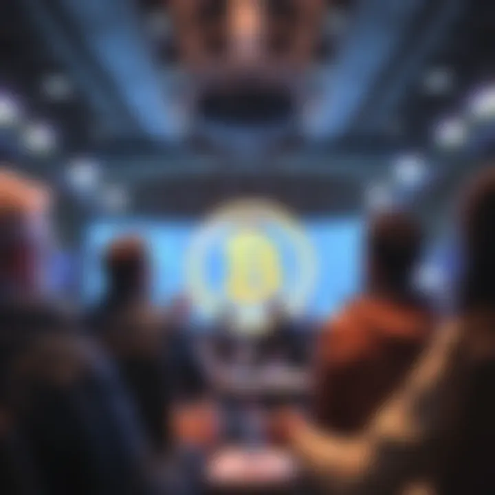 A group of people sharing their experiences on Bitcoin in a forum setting