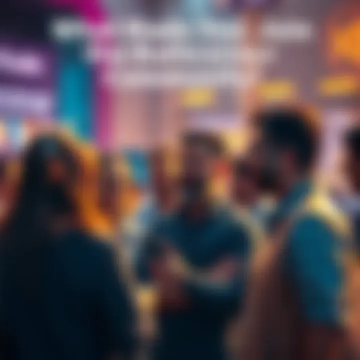 A group of people engaging in conversation about Buttcoin, showing enthusiasm and interest in the community