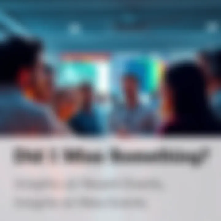 A group of people engaging in conversation about recent news and events