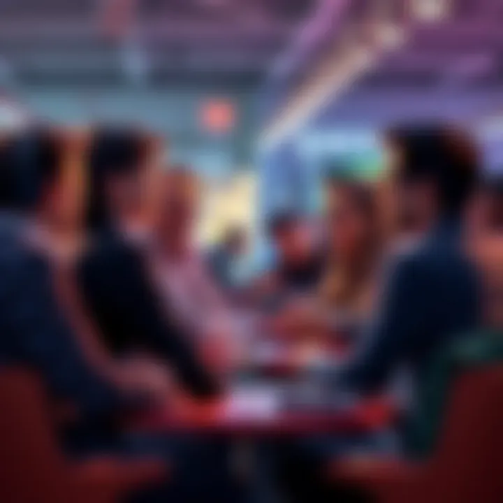 Group of people sharing thoughts about Exolix service speed on Cake Wallet in a casual setting