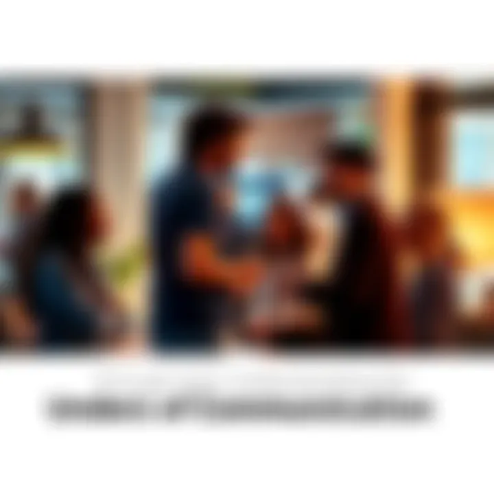 People Communicating A group of people having a conversation, sharing ideas and thoughts in a casual setting