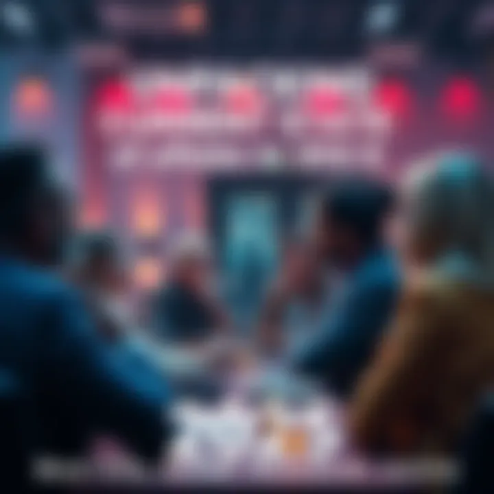 A group of diverse people engaged in conversation about the significant events shaping 2025