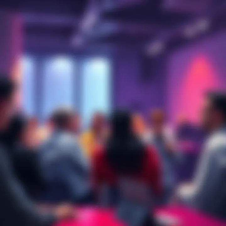 A group of people engaging in conversation about various topics in a discussion thread