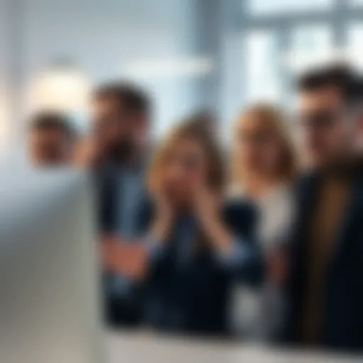 A group of people looking frustrated and discussing delays in project verification