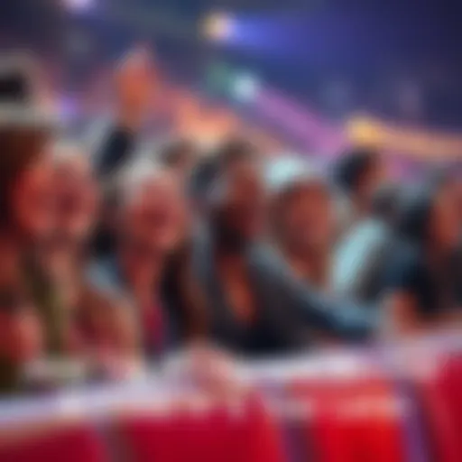 A group of people enjoying a lively and humorous event, with smiles and laughter all around.