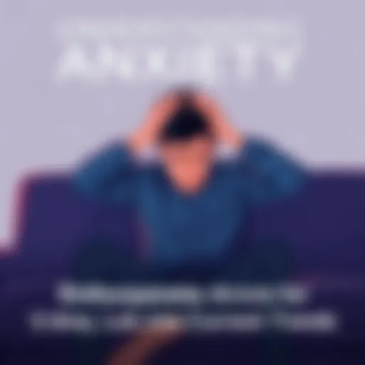 A person sitting on a couch looking stressed and overwhelmed with their hands on their head