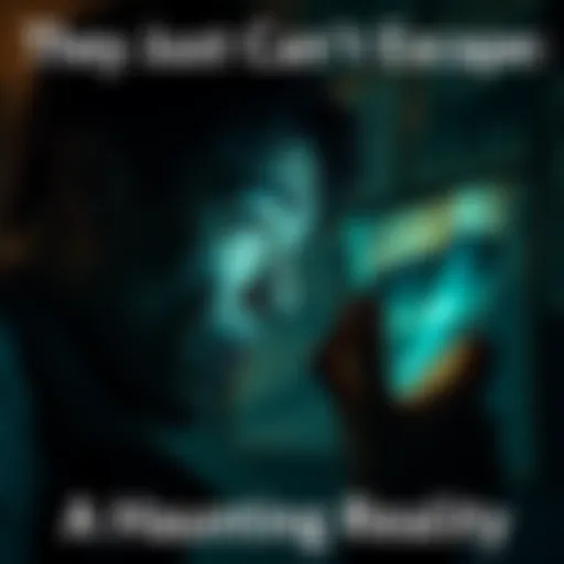 Individual gazing at old photographs, reflecting on their past, showing emotion and nostalgia