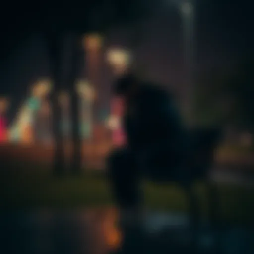 A person sits alone on a bench, looking down thoughtfully, symbolizing feelings of shame and introspection.