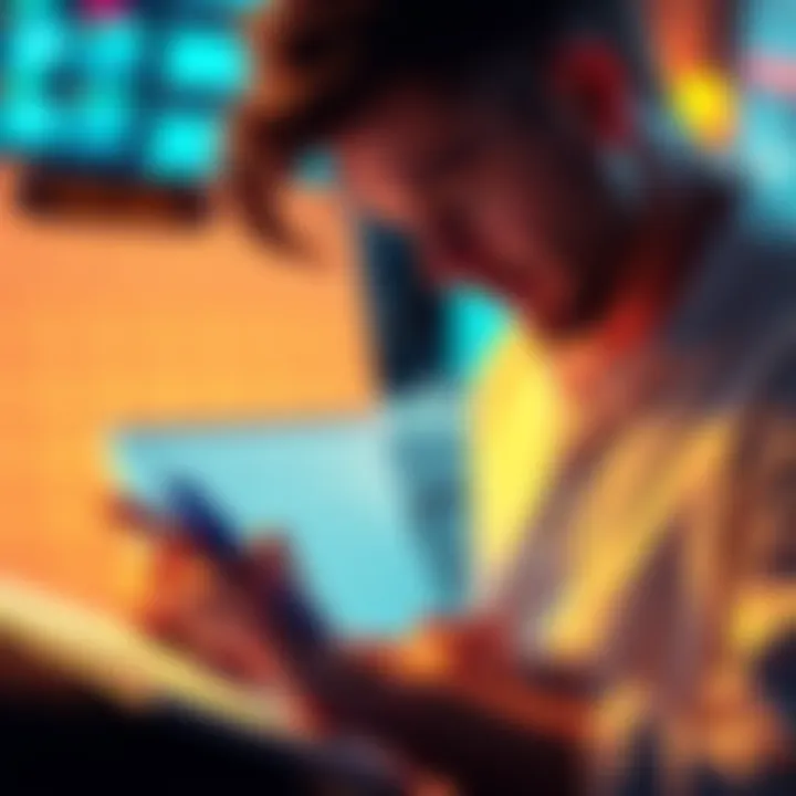 Person reviewing goals Individual looking at a calendar and notes, contemplating plans and goals for February