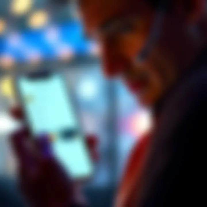 Person viewing credit card options on a smartphone A person looking at a smartphone displaying various credit card options, reflecting on the approval process.