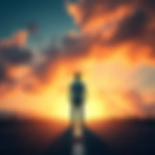 A person contemplating a decision at a fork in the road, symbolizing the finality of choices in life.