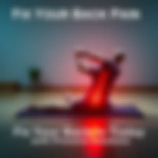 Individual doing a back stretch on a mat to reduce pain and improve flexibility