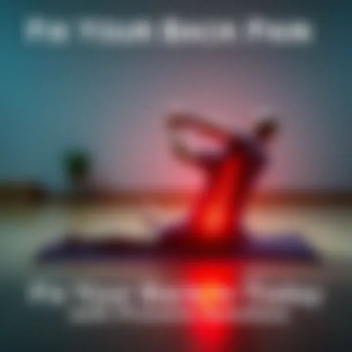 Individual doing a back stretch on a mat to reduce pain and improve flexibility