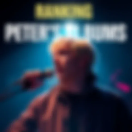 A visual representation of Peter's album rankings with a tierlist format, showcasing his top studio releases