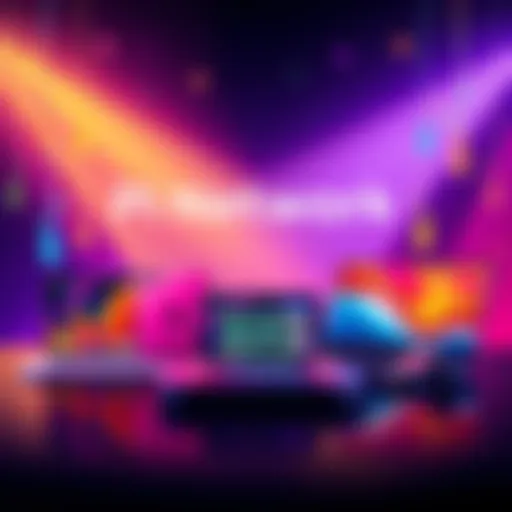 A colorful graphic showing prizes like iPhones and laptops for the Pi Network raffle.