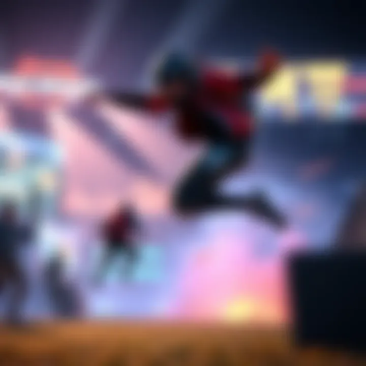 Player jumping repeatedly in a game A gamer spamming jumps in a competitive game, creating frustration for opponents.